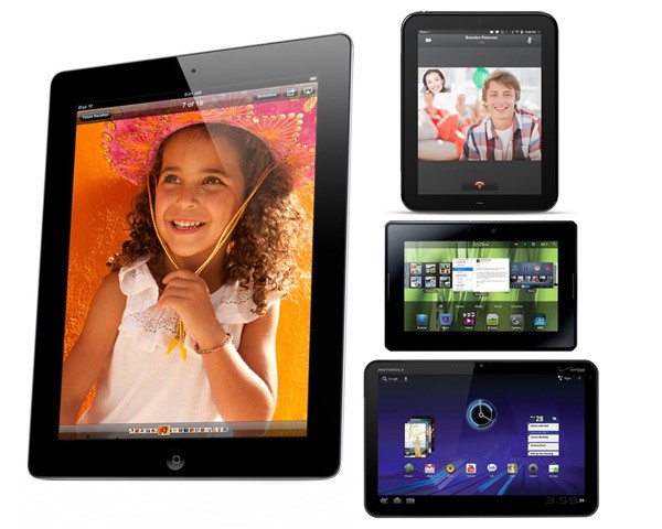 Apple iPad 2 vs. Motorola Xoom vs. HP TouchPad vs. BlackBerry PlayBook